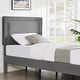 preview thumbnail 20 of 70, Kids Bed Frame, Height Adjustable Upholstered Bed, Twin Size Bed Set of 2