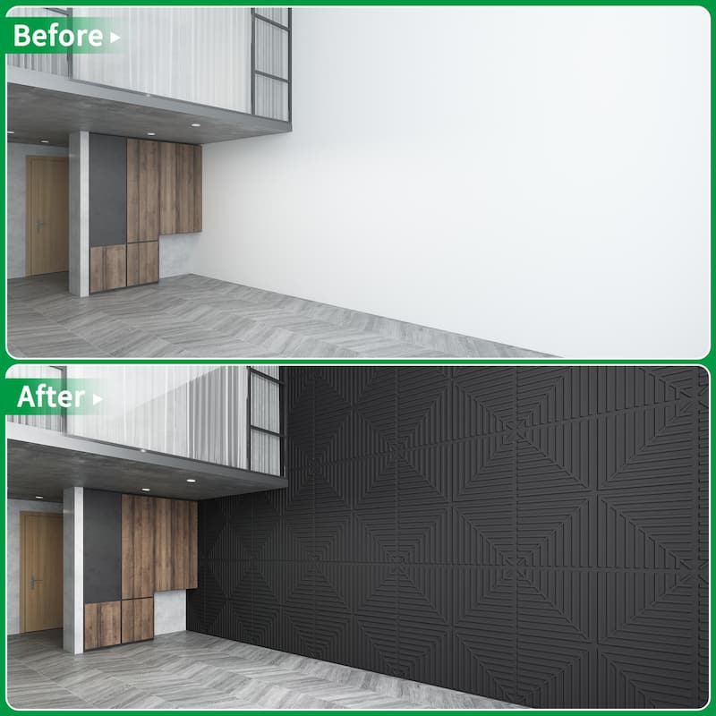 Art3d 12-sheet 3D PVC Wall Panels Ceiling Tiles-Cover 48sq.ft.
