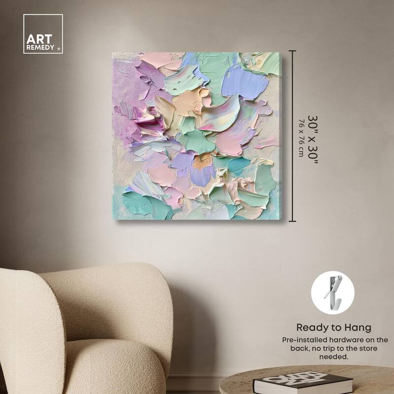 Flowing Mousse II Canvas by Art Remedy, Gallery Wrapped