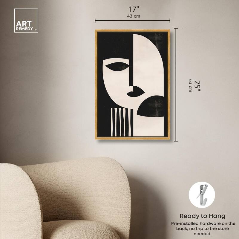 The Mask III Canvas by Art Remedy