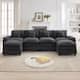Option Black/4 Seats with 2 Ottomans
