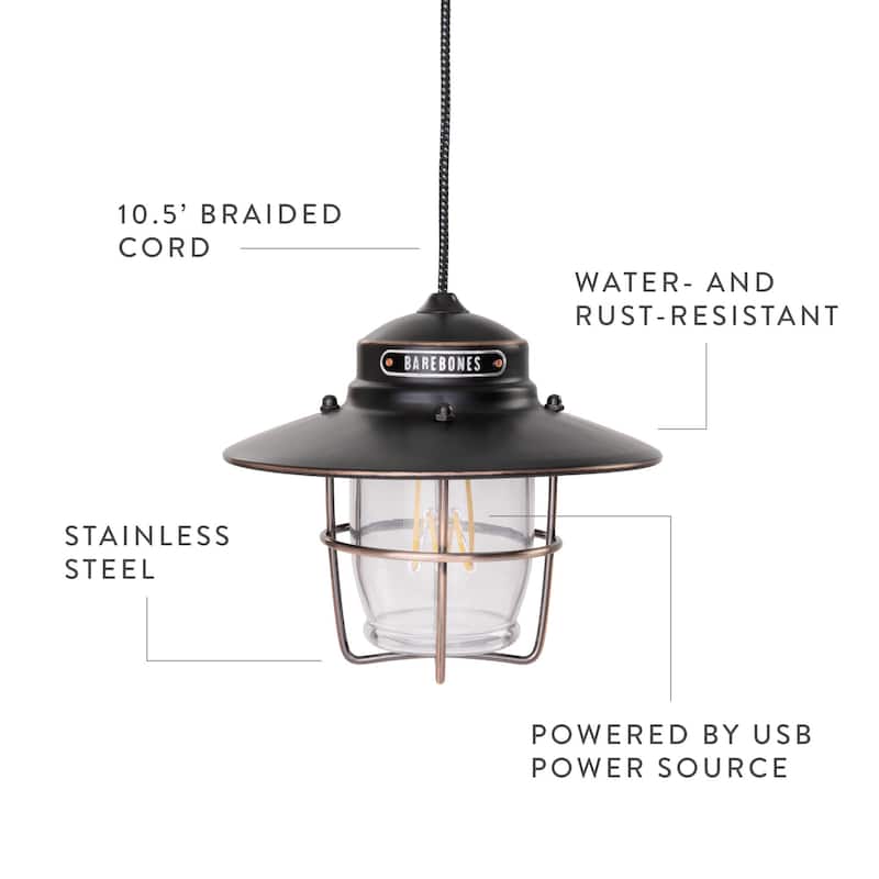 Barebones Outpost Pendant Light - Antique Bronze