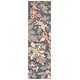 preview thumbnail 52 of 62, SAFAVIEH Handmade Blossom Ragnhild French Country Floral Wool Rug 2'3" x 8' Runner - Grey/Violet