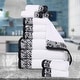 preview thumbnail 42 of 69, Superior Wisteria Cotton Floral Jacquard 12 Piece Bathroom Towel Set White/Black