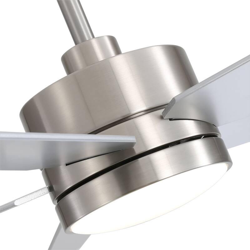 65 Inch 5-Blade LED Ceiling Fan with Light and Remote