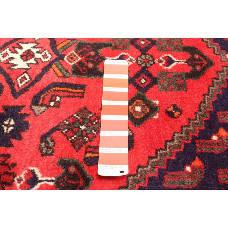 ECARPETGALLERY Hand-knotted Andelz Red Wool Rug - 3'8 x 6'1