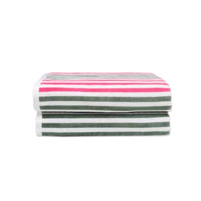 Dan River 2-4 Pack Cabana Stripe Beach Towel Set