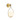C Cattleya 1-Light Wall Sconce with White Opal Glass