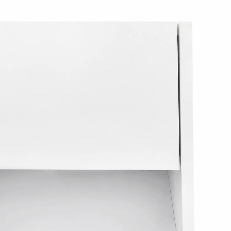 Stylish TV Stand with Storage, Two-Tone Media Console for up to 80'' TVs