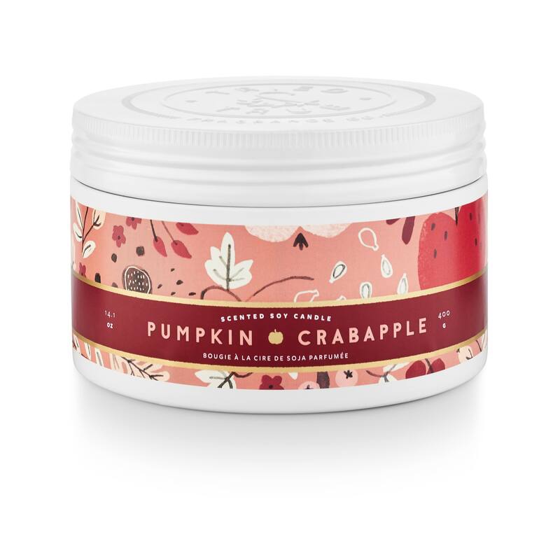 Tried & True Fall Pumpkin Crabapple Candle - Large Tin