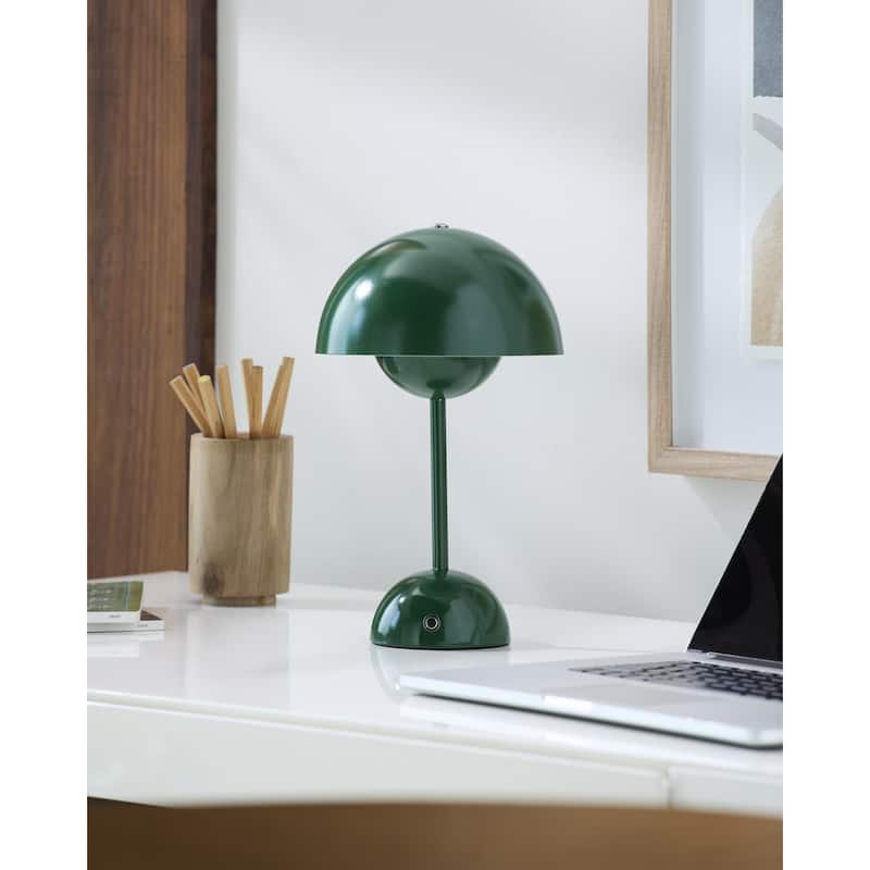 Livabliss Mayotte Modern & Contemporary Accent Table Lamp - Green