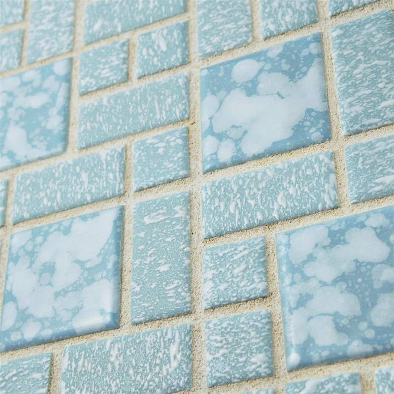 Merola Tile University Blue 11-3/4" x 11-3/4" Porcelain Floor and Wall Tile