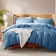 preview thumbnail 9 of 175, Nestl Ultra Soft Double Brushed Microfiber Duvet Cover Set with Button Closure Blue Heaven - Full