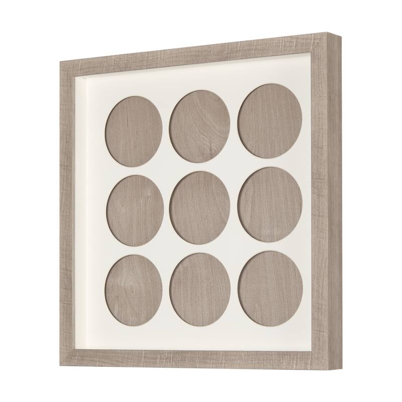 Wood Grain Silhouette II Framed Art Print