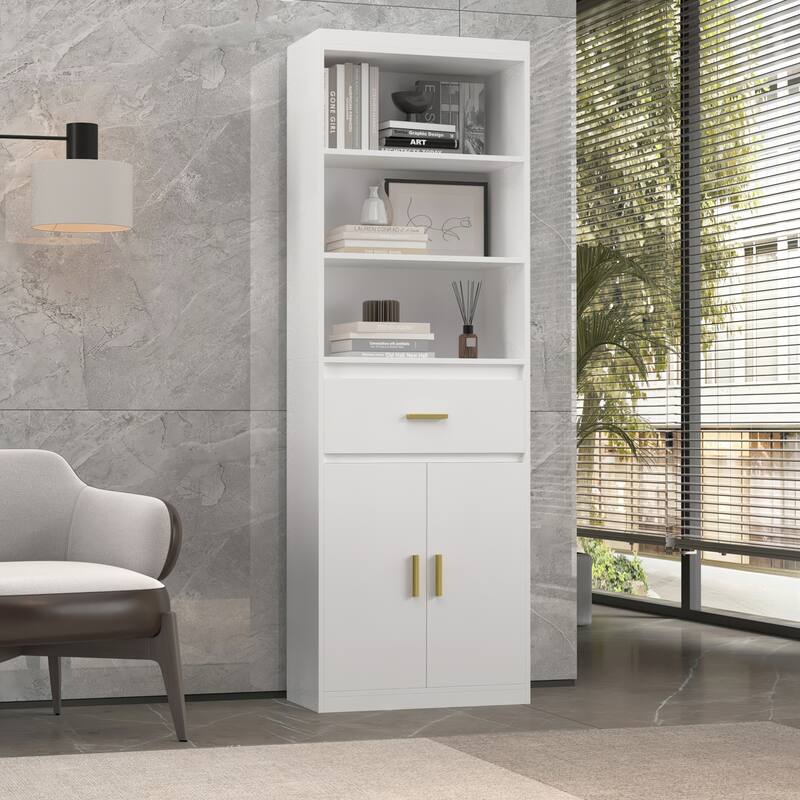 23.6'' W X 70.8'' H X 11.8'' D Linen Cabinet BookCase Space Saving - 23.6"W x 70.8"H