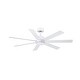 preview thumbnail 1 of 6, Fanimation Pendry 56 inch Indoor/Outdoor Smart Ceiling Fan with Remote - Matte White
