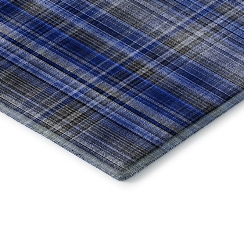 Premium Washable Super Soft Plaid Mayfield Rug