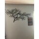 Willow Multicolored Metal and Glass Tree Wall Sculpture