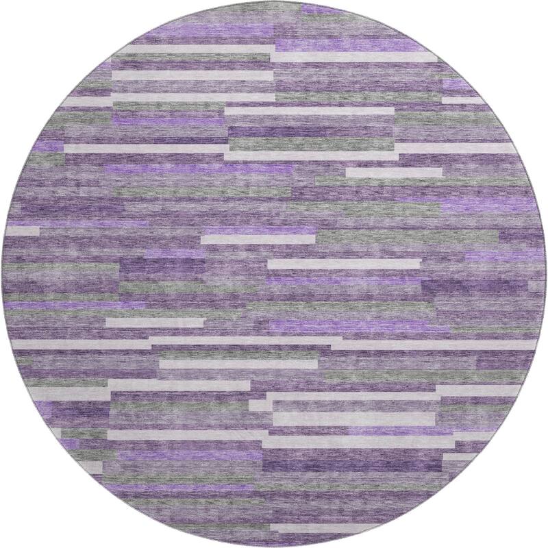 Premium Washable Super Soft Geo Stripes Mayfield Rug