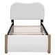 preview thumbnail 23 of 30, Full Upholstered Platform Bed with Practical Trundle for Additional Sleeping Space