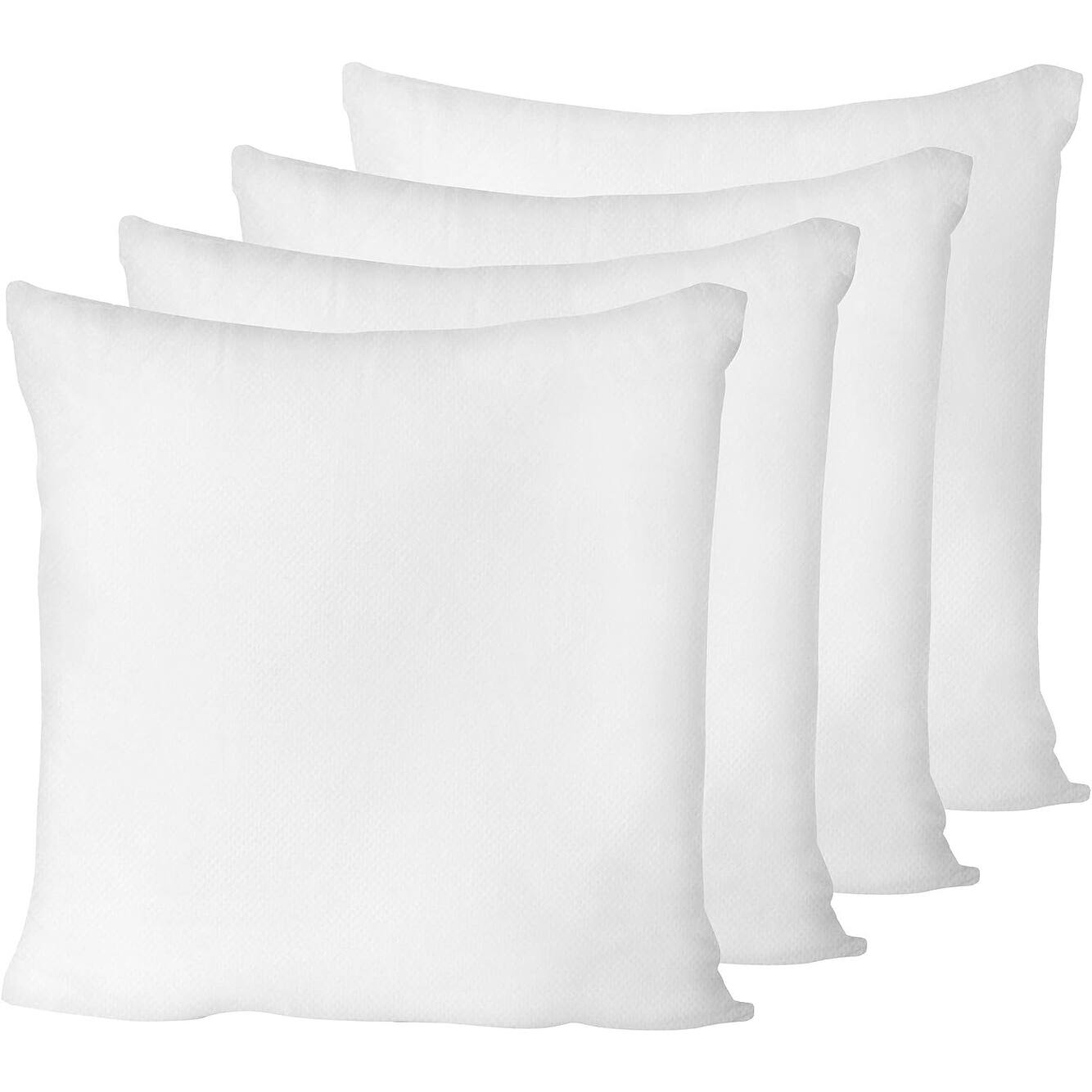 Polyester Replacement Cushion Insert in Assorted Sizes, 2 or 4Pack