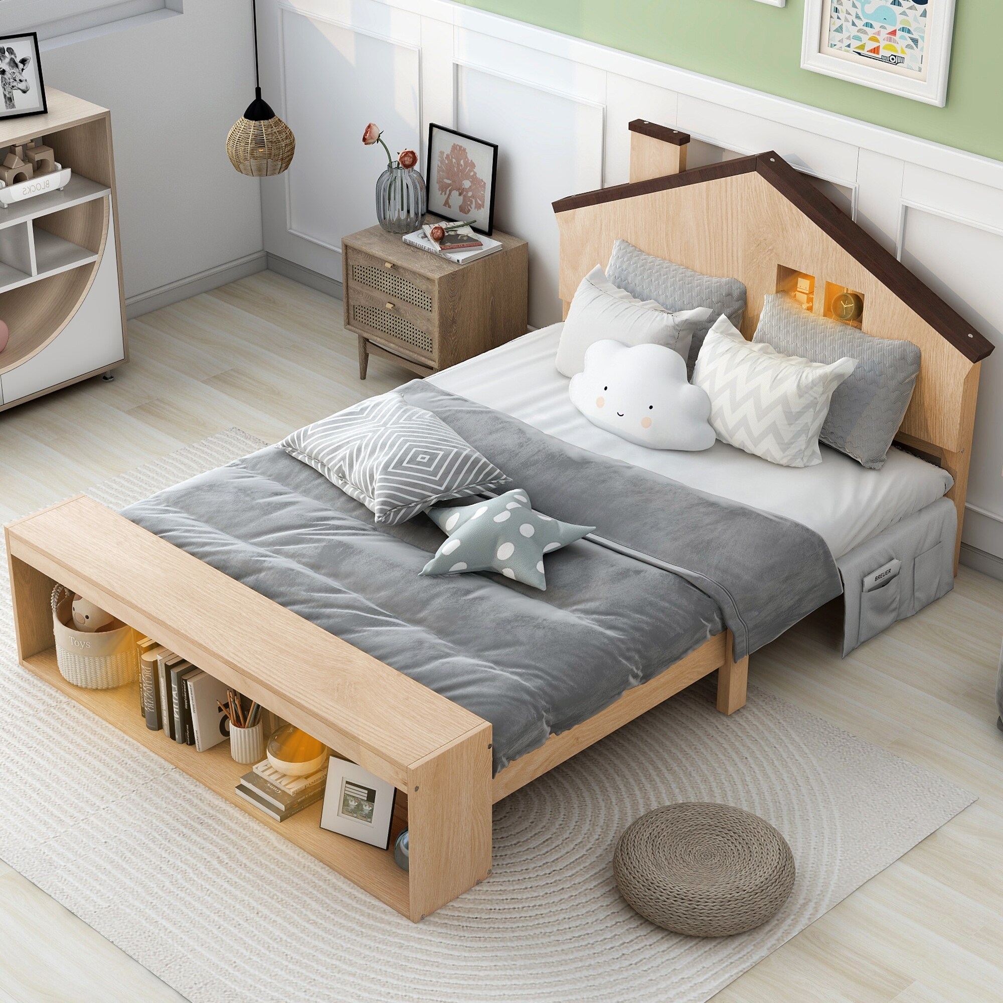 Kids full on sale platform bed