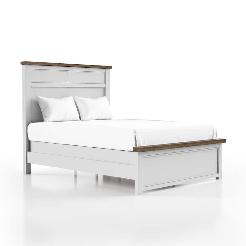 Furniture of America Althea Modern Farmhouse 5-Piece Wood Kids Panel Bedroom Set