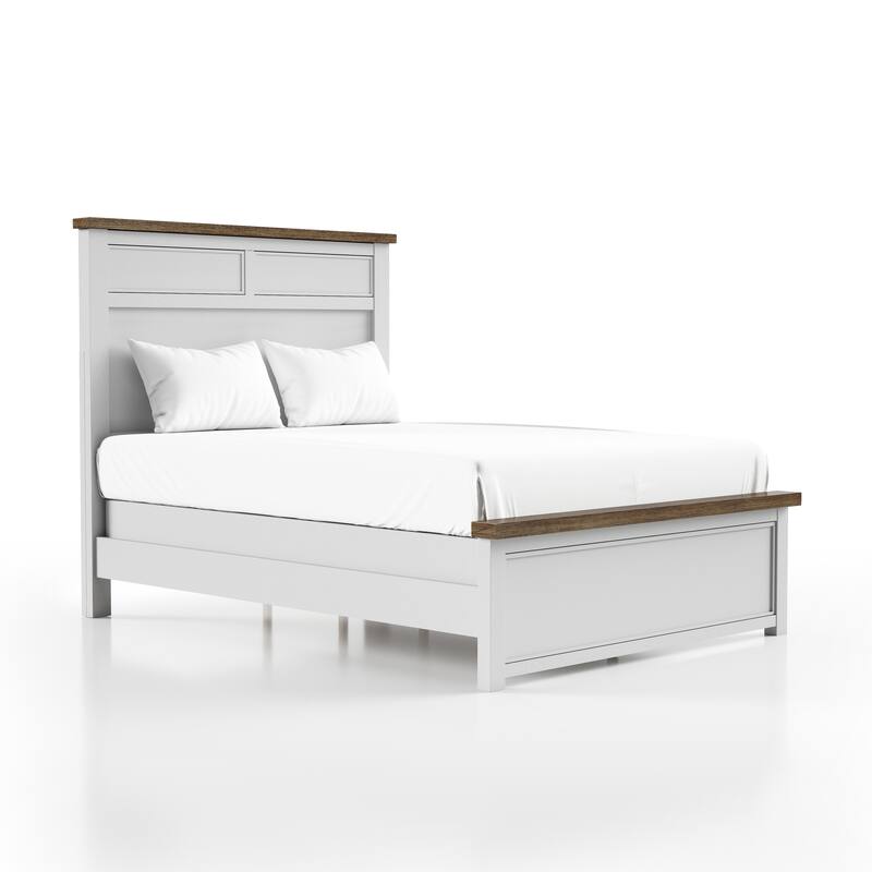 Furniture of America Althea Modern Farmhouse 6-Piece Wood Kids Panel Bedroom Set