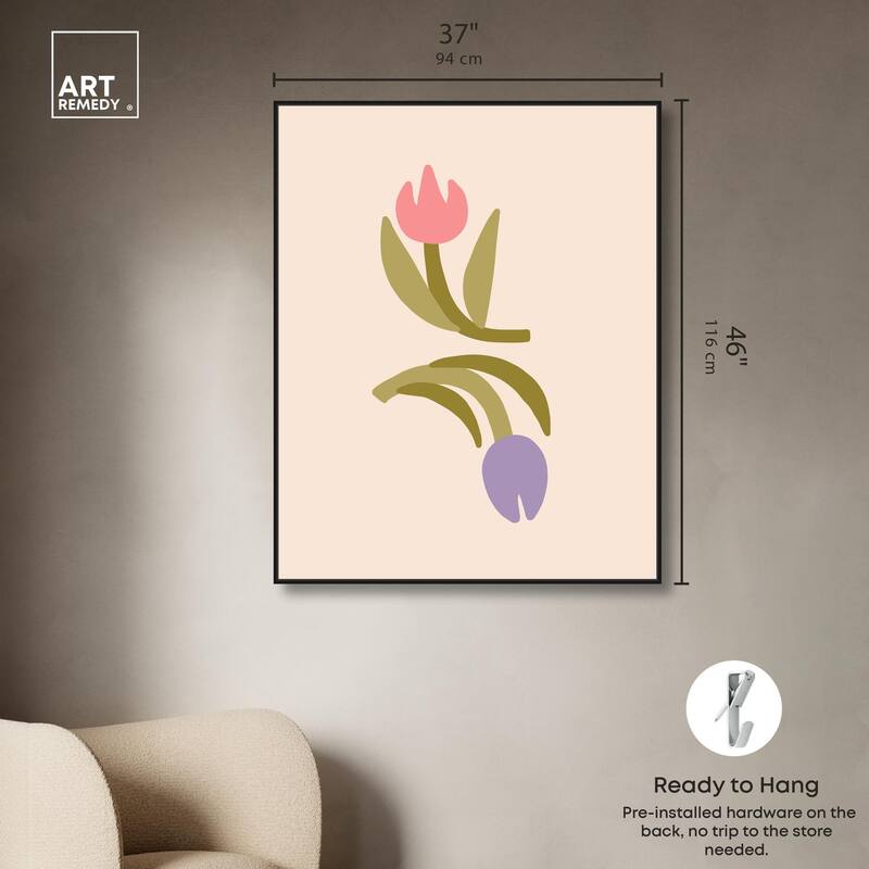 Tulips for my Twenties Canvas by Art Remedy