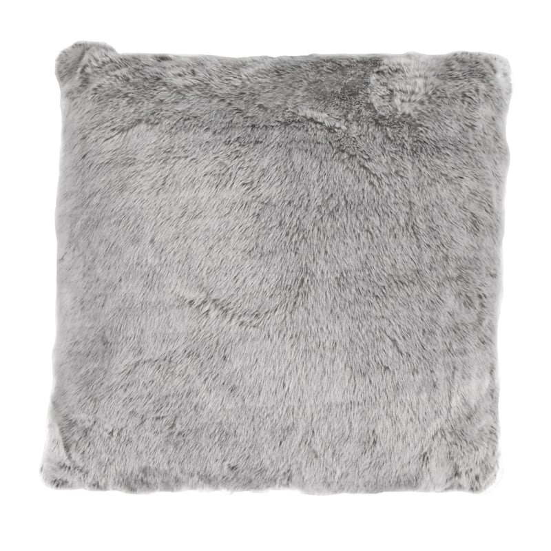 Hiend Accents Arctic Bear Mink Euro Sham, 27" x 27", 1PC - Gray