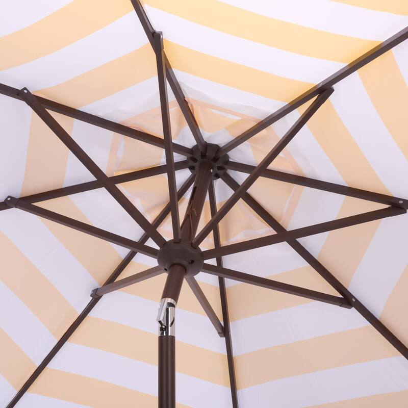 SAFAVIEH Outdoor Living Lucerna 9ft Crank Umbrella