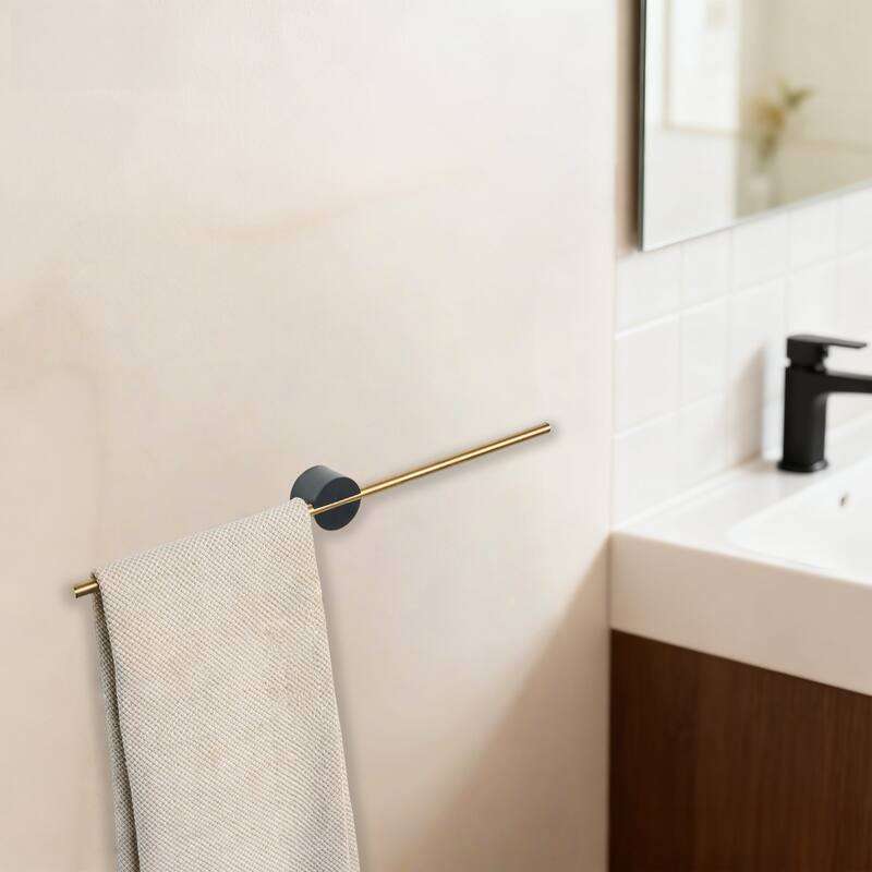 Modern Wall-Mounted Towel Bar - Easy To Install Bathroom Hardware - 1.96'' H X 1.57'' L X 19.68'' D