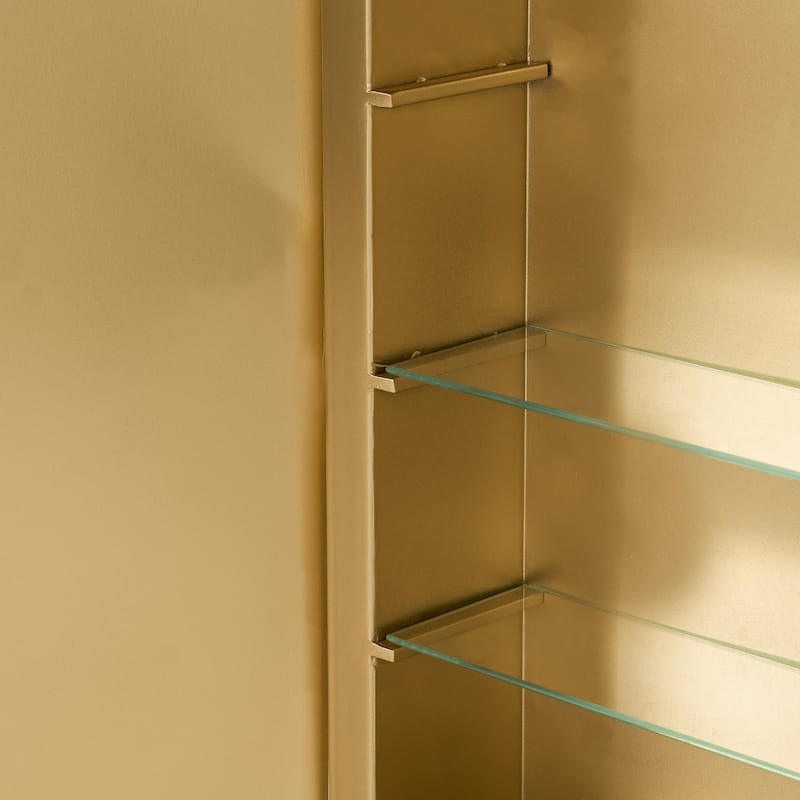 24"H x 16"W Recessed or Surface Mount Framed Medicine Cabinet