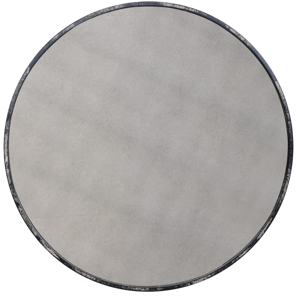 Uttermost Argand 43" Round Industrial Antiqued Accent Large Wall