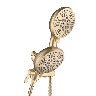 Clihome 5-Spray Patterns Wall Mount Dual and Handheld Shower Head