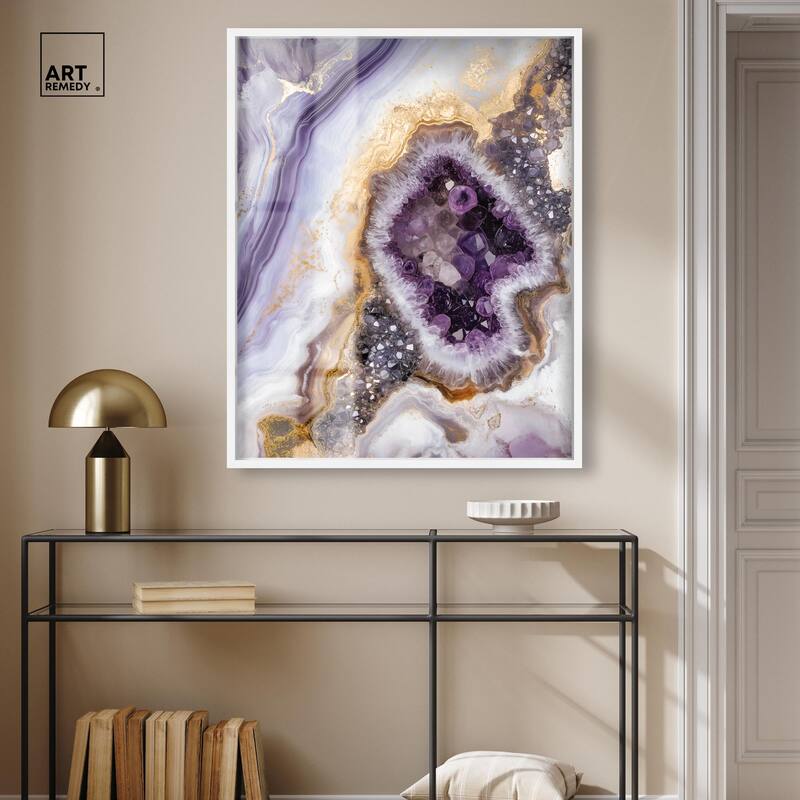 Amethystine Dream II Shadowbox by Art Remedy