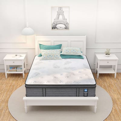 14 inch Firm Twin/Full/Queen/King Size Gel Memory Foam Mattress in a Box for Back Pain,CertiPUR-US Certified