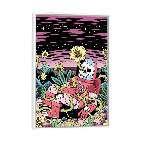 iCanvas "Flower" by Jack Teagle Framed Black - 40x26