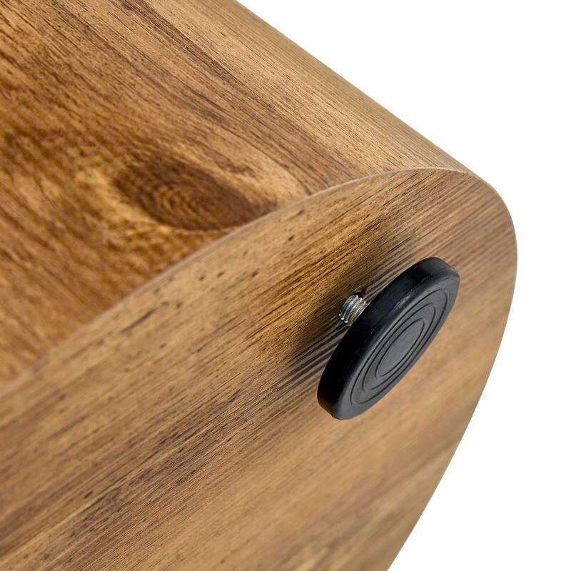 The cylindrical table with its patterned design can be easily integrated into a variety of interior styles, small dining tables