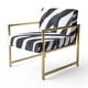 preview thumbnail 12 of 24, Designart "Zebra Striped " Upholstered Cabin & Lodge Accent Chair and Arm Chair