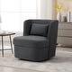 preview thumbnail 4 of 42, Upholstered Swivel Barrel Accent Chair