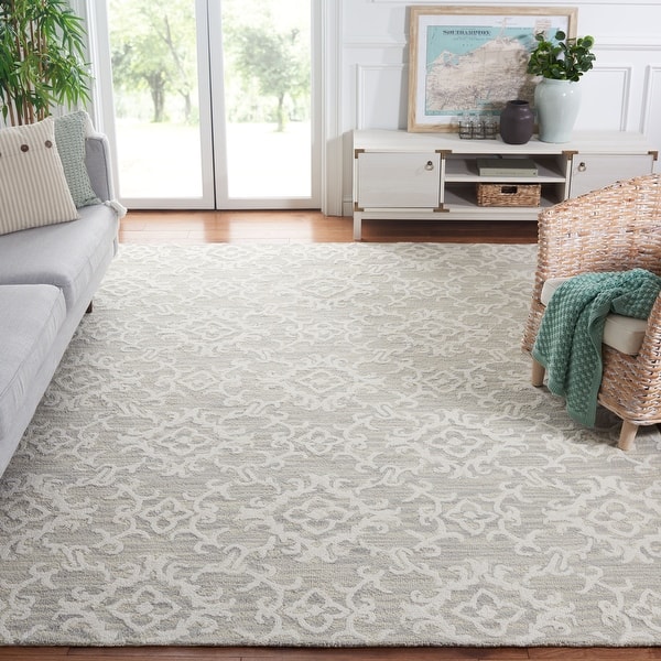 slide 2 of 88, SAFAVIEH Handmade Blossom Linna Modern Floral Wool Rug