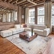 preview thumbnail 116 of 173, Gertmenian Crystal Print Soft Flat Pile Polyester Slip Resistant Washable Indoor Printed Area Rug Collection 8' 9" x 13' 1" - Kaori Light Grey - Rectangle