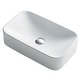 preview thumbnail 20 of 33, Kraus Elavo 19 inch Rectangle Porcelain Ceramic Vessel Bathroom Sink