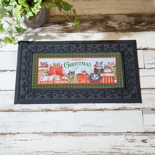 Meowy Christmas Sassafras Switch Mat