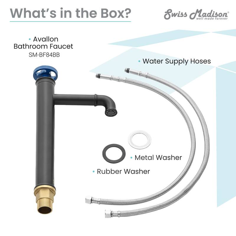 Swiss Madison SM-BF84 Avallon 1.2 GPM Single Hole Bathroom Faucet