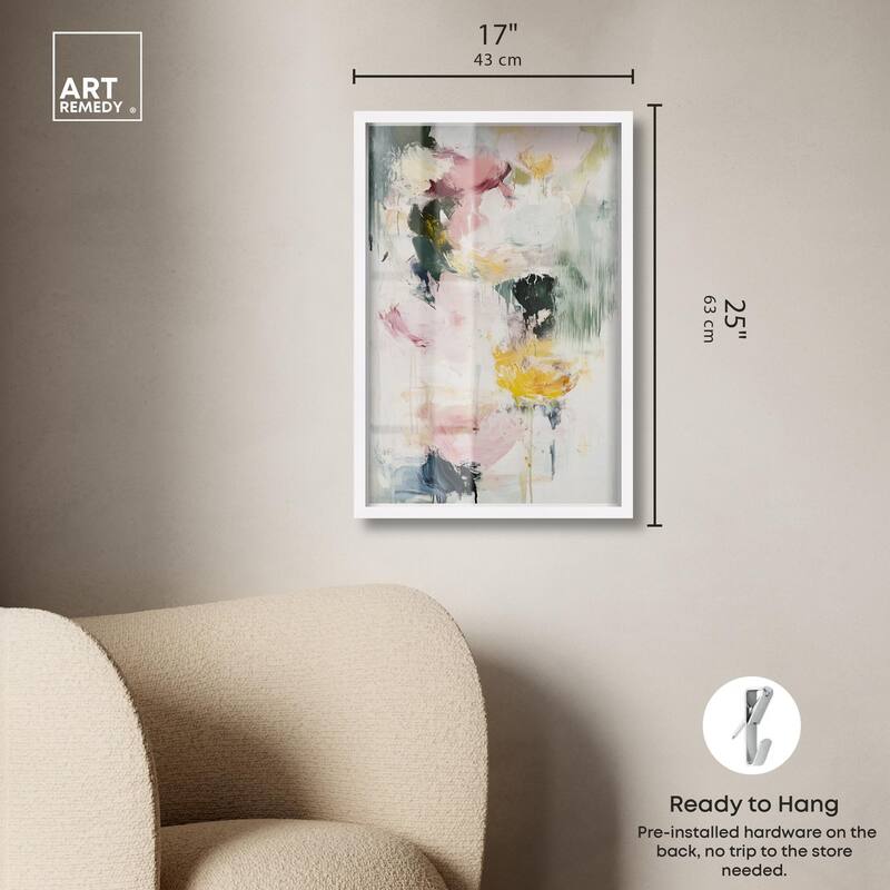 Dripping Colors II Shadowbox by Art Remedy