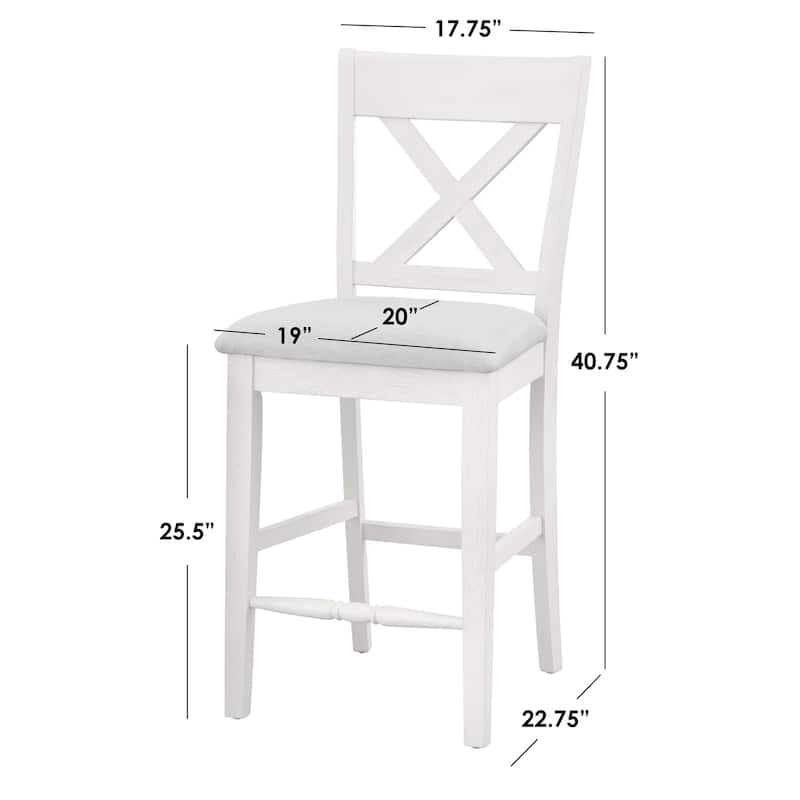 Lifestorey Montreal Counter Height 3-piece Dining Set
