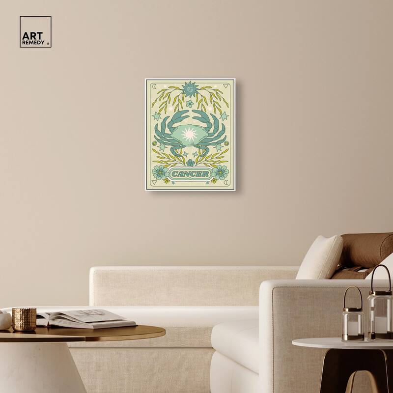 Cancer Stars Card Canvas by Art Remedy