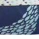 preview thumbnail 6 of 7, Lambs & Ivy Oceania Blue/Gray/White Whale with Octopus and Fish Nautical Ocean 6-Piece Nursery Baby Crib Bedding Set